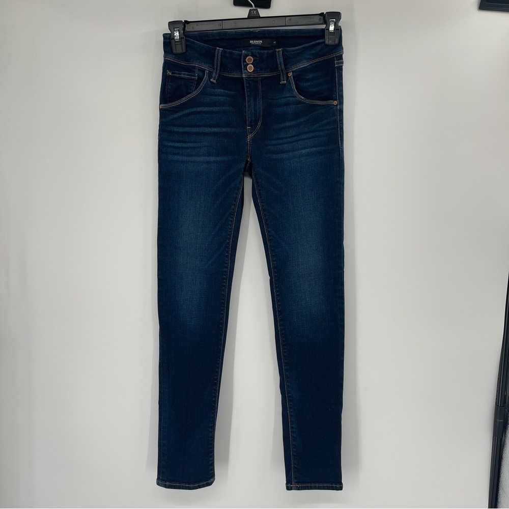 Hudson Collin Mid-Rise Skinny Jeans - Picture 2 of 14